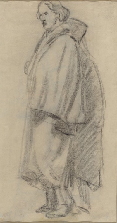 Homme portant un manteau [verso] - Édouard Manet