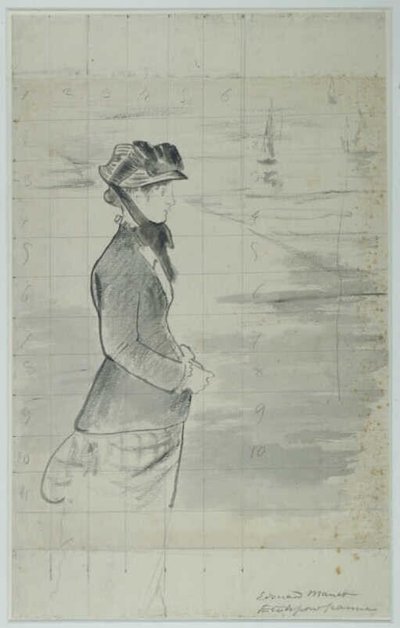Manet - Annabel Lee au bord de la mer, vers 1881 - Édouard Manet