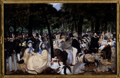 Musique dans les jardins des Tuileries - Édouard Manet
