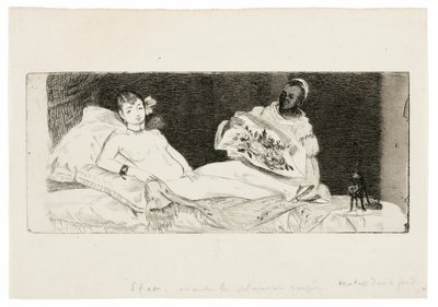 Olympia (planche publiée) - Édouard Manet
