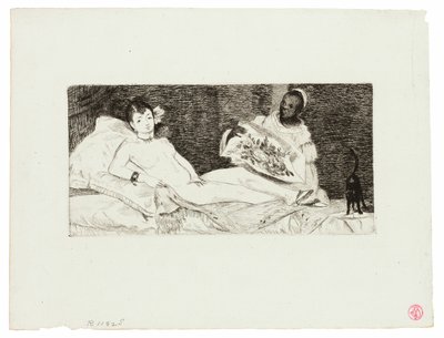 Olympia (planche publiée) - Édouard Manet
