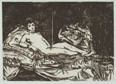 Olympia grande planche, janvier-mai 1867 - Édouard Manet