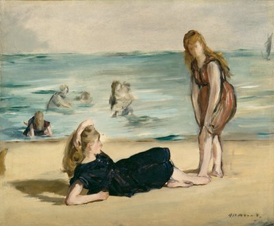 Sur la plage, c.1868 - Édouard Manet