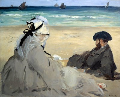 Sur la plage - Édouard Manet