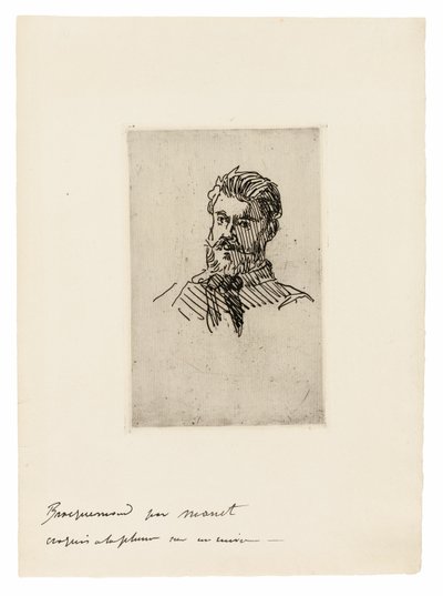 Portrait de Félix Bracquemond - Édouard Manet