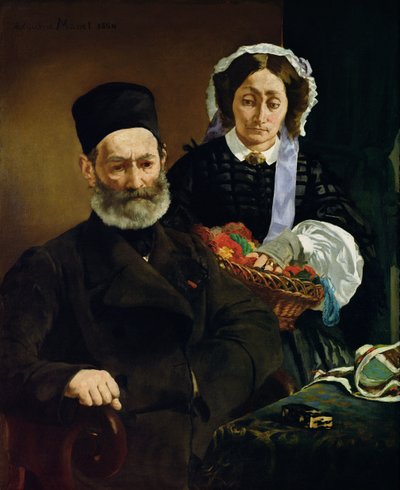 Portrait de Monsieur et Madame Auguste Manet - Édouard Manet