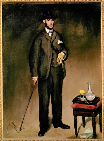 Portrait de Théodore Duret ... (peinture sur toile) - Édouard Manet