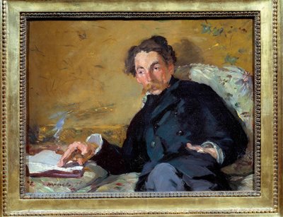 Portrait du poète et écrivain français Stéphane Mallarmé (1876) - Édouard Manet
