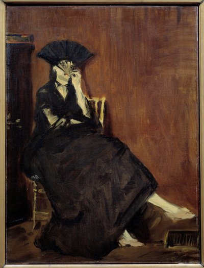 Portrait de la peintre Berthe Morisot - Édouard Manet