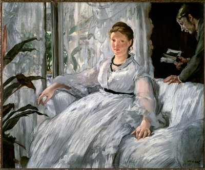 Lecture (Portraits de Suzanne Manet et de son fils, Léon Koella-Leenhoff) - Édouard Manet