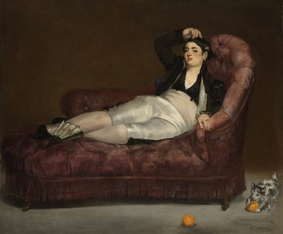 Jeune femme allongée en costume espagnol - Édouard Manet