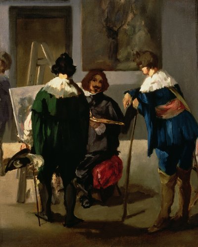 Scène dans un studio espagnol - Édouard Manet