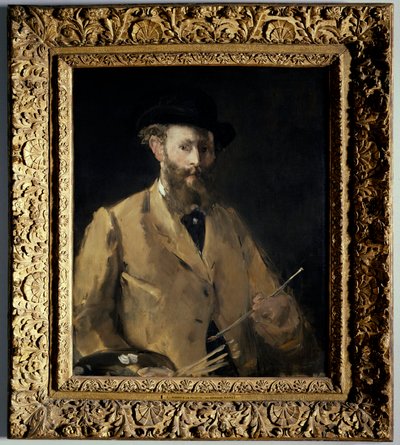 Autoportrait avec palette - Édouard Manet