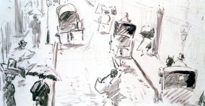 Scène de rue, vers 1850-1883 - Édouard Manet