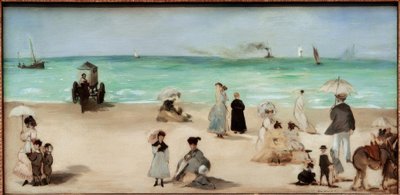 Sur la plage de Boulogne-sur-Mer - Édouard Manet