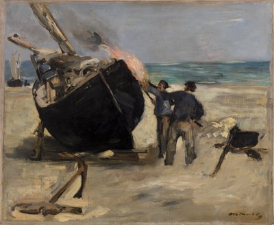 Le Bateau goudronné - Édouard Manet