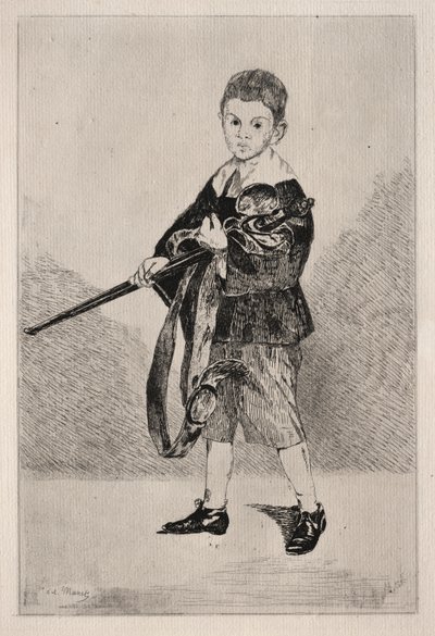 Le garçon avec une épée - Édouard Manet