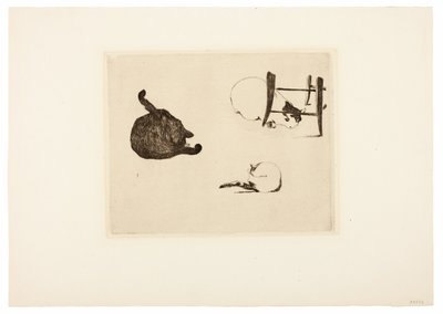 Les chats - Édouard Manet