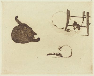 Les chats, 1869 - Édouard Manet
