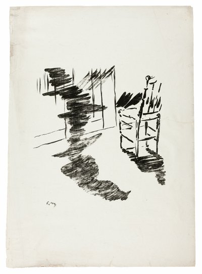 La Chaise ("Cette ombre qui flotte sur le sol..."), du Corbeau - Édouard Manet