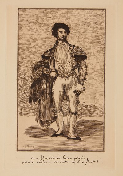 La Danseuse (Mariano Caprubi) - Édouard Manet