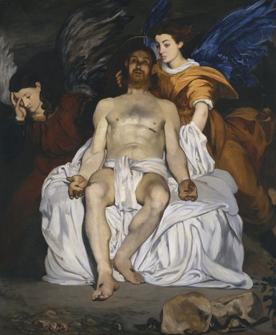 Le Christ mort avec des anges - Édouard Manet