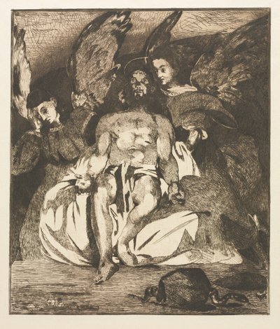 Le Christ mort avec des anges, 1866-1867 - Édouard Manet