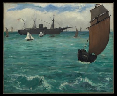 Le « Kearsarge » à Boulogne - Édouard Manet