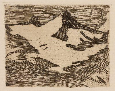 La montagne, planche 2 du Fleuve - Édouard Manet