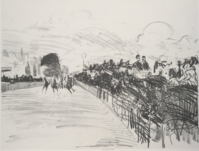 Les Courses, 1865-72, publié 1884 - Édouard Manet