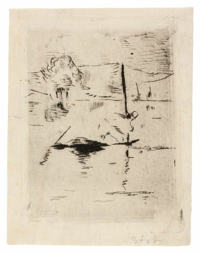 La rivière dans la plaine - Édouard Manet
