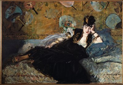 La dame aux éventails, Nina de Callias - Édouard Manet