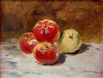Quatre pommes - Édouard Manet