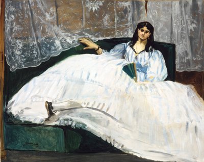 Femme avec un éventail - Édouard Manet