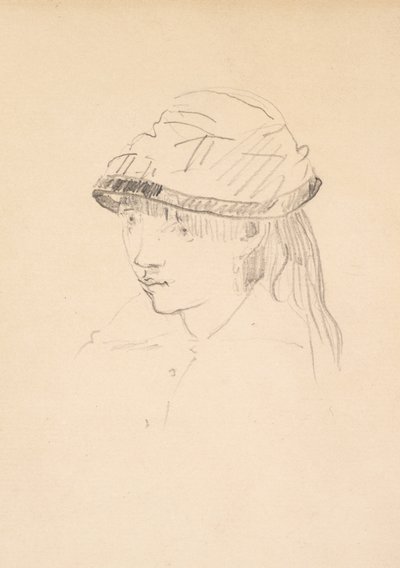 Jeune fille au chapeau rond, 1878-79 - Édouard Manet