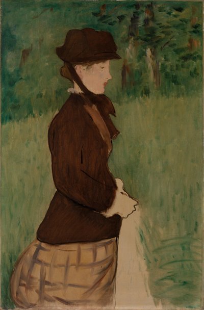 Jeune femme dans un jardin - Édouard Manet