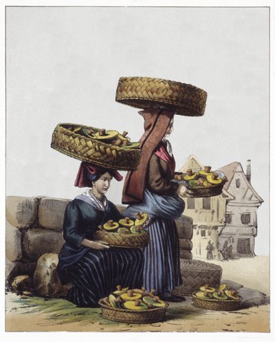 Marchands de champignons - Edouard Pingret