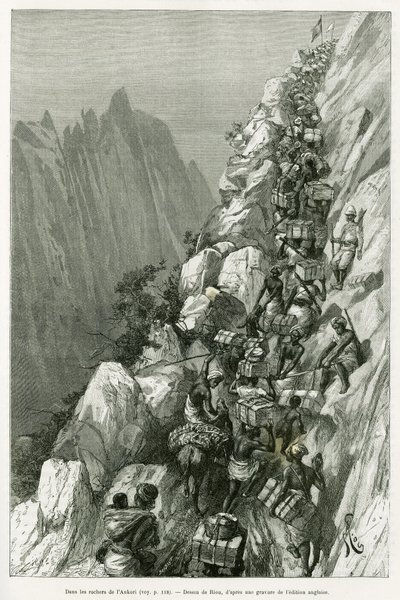 Dans les rochers d