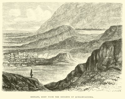Sicuani, vu des hauteurs de Quellhuacocha - Edouard Riou