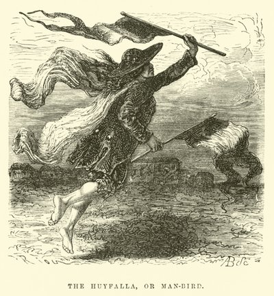 Le Huyfalla, ou homme-oiseau - Edouard Riou