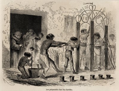 La préparation des feux d