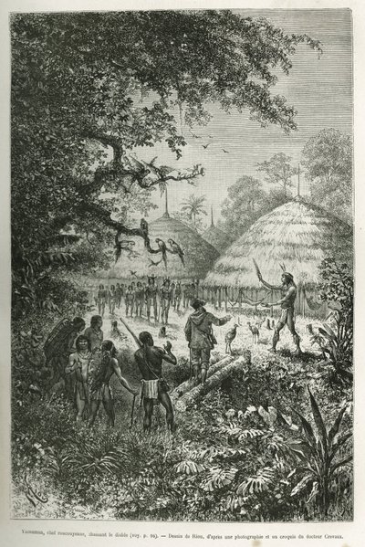 Yacouman, chef Roucouyenne, tribu de Guyane sur les rives de l