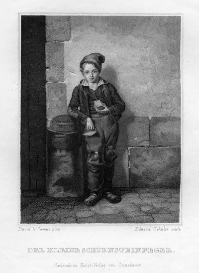 Un petit ramoneur, vers 1833 - Edouard Schuler