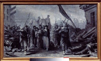 Siège de Paris : Arrestation des Communards - Edouard Toudouze