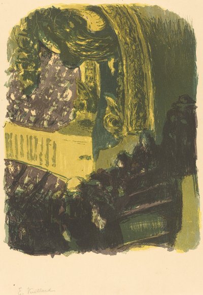 Une galerie au gymnase, publié en 1900 - Edouard Vuillard