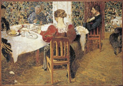 À table (Le Déjeuner) - Edouard Vuillard