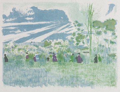 À travers les champs - Edouard Vuillard