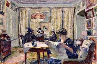 Joueurs de bridge, vers 1911 - Edouard Vuillard