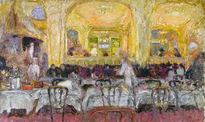 Café Wepler, vers 1908-10, retravaillé en 1912 - Edouard Vuillard