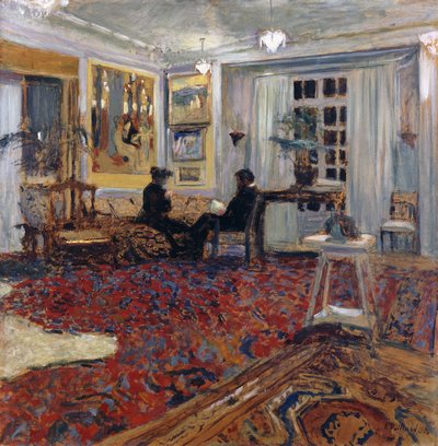 Causerie chez les Fontaines: Monsieur et Madame Arthur Fontaine, 1904 - Edouard Vuillard